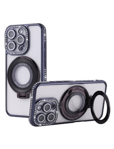 Ntech Hoesje Geschikt voor iPhone 15 Pro Max Magsafe hoesje Zwart