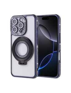 Ntech Hoesje Geschikt voor iPhone 16 Pro Max Magsafe hoesje Zwart