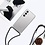 Ntech Hoesje Geschikt Voor Samsung Galaxy S25 / S24 Hoesje Transparant Met Telefoonkoord - Galaxy S25 5G Siliconen hoesje Back Cover met Koord Transparant