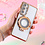 Ntech Hoesje Geschikt voor Samsung Galaxy A35 Magsafe hoesje Goud - Lens beschermer ring Luxury Bling Sparkly Diamond  backcover