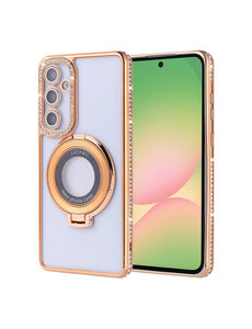 Ntech Hoesje Geschikt voor Samsung Galaxy A36 Magsafe hoesje Goud