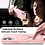 Ntech Hoesje Geschikt voor iPhone 16 MagSafe Hoesje met Ring Stand Rose Goud - Hoesje MagSafe iPhone 16 Screenprotector Gehard Glas 2X