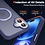 Ntech Hoesje Geschikt voor iPhone 16 MagSafe Hoesje met Ring Stand Blauw - Hoesje MagSafe iPhone 16 Screenprotector Gehard Glas 2X