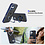 Ntech Hoesje Geschikt voor iPhone 16 MagSafe Hoesje met Ring Stand Blauw - Hoesje MagSafe iPhone 16 Screenprotector Gehard Glas 2X