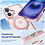 Ntech Hoesje Geschikt voor iPhone 16 MagSafe Hoesje met Ring Stand Rose Goud - Hoesje MagSafe iPhone 16 Screenprotector Gehard Glas 2X