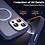 Ntech Hoesje Geschikt voor iPhone 16 Pro Max MagSafe Hoesje met Ring Stand Blauw - Hoesje MagSafe iPhone 16 Pro Max Screenprotector Gehard Glas 2X