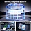 Ntech Hoesje Geschikt voor iPhone 16 Pro Max MagSafe Hoesje met Ring Stand Blauw - Hoesje MagSafe iPhone 16 Pro Max Screenprotector Gehard Glas 2X