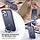 Ntech Hoesje Geschikt voor iPhone 16 Pro Max MagSafe Hoesje met Ring Stand Blauw - Hoesje MagSafe iPhone 16 Pro Max Screenprotector Gehard Glas 2X