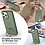 Ntech Hoesje Geschikt voor iPhone 16 Pro Max MagSafe Hoesje met Ring Stand Groen - Hoesje MagSafe iPhone 16 Pro Max Screenprotector Gehard Glas 2X