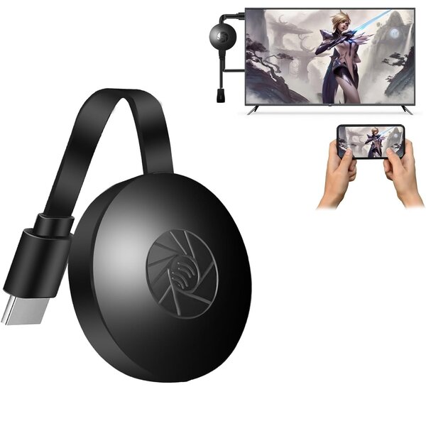 Ntech Ntech Full HDMI Dongle - Draadloos tv kijken - WIFI Receiver Voor Android, Google en IOS - App Streaming - Digitale mediastreamer
