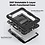 Ntech Hoes met ingebouwde Screenprotector Geschikt voor iPad Air 11 Inch Case 7th Generation M3 2025 hoes en iPad Air 7th/6th/5th/4th Gen (11/10.9 Inch, 2025/2024) Extreme Armor met Schouderiem, Handriem en Pencilhouder hoes - voor Horeca en Bouw - Zwart