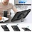 Ntech Hoes met ingebouwde Screenprotector Geschikt voor iPad Air 11 Inch Case 7th Generation M3 2025 hoes en iPad Air 7th/6th/5th/4th Gen (11/10.9 Inch, 2025/2024) Extreme Armor met Schouderiem, Handriem en Pencilhouder hoes - voor Horeca en Bouw - Zwart