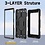 Ntech Hoes met ingebouwde Screenprotector Geschikt voor Samsung Galaxy A9 Plus hoes Extreme Armor met screenprotector, Schouderiem, Handriem en Pencilhouder hoes - voor Horeca en Bouw - Zwart