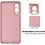 Ntech Hoesje geschikt voor Samsung Galaxy S25 Edge Hoesje siliconen Licht Roze zacht siliconen hoesje TPU - met Samsung S25 Edge Screenprotector - 2 stuks