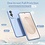Ntech Hoesje geschikt voor Samsung Galaxy S25 Edge Hoesje siliconen Licht Blauw zacht siliconen hoesje TPU - met Samsung S25 Edge Screenprotector - 2 stuks