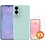 Ntech Hoesje geschikt voor Samsung Galaxy S25 Edge Hoesje siliconen Mint Groen zacht siliconen hoesje TPU - met Samsung S25 Edge Screenprotector - 2 stuks