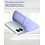 Ntech Hoesje geschikt voor Samsung Galaxy S25 Edge Hoesje siliconen Lila zacht siliconen hoesje TPU - met Samsung S25 Edge Screenprotector - 2 stuks
