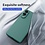 Ntech Hoesje geschikt voor Samsung Galaxy S25 Edge Hoesje siliconen Pine Groen zacht siliconen hoesje TPU - met Samsung S25 Edge Screenprotector - 2 stuks