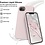 Ntech Hoesje geschikt voor iPhone 16e / iPhone 17e Hoesje siliconen Pink Sand zacht siliconen hoesje TPU - met Screenprotector iPhone 16e / iPhone 17e Gehard Glas - 2 stuks