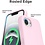Ntech Hoesje geschikt voor iPhone 16e / iPhone 17e Hoesje siliconen Licht Roze zacht siliconen hoesje TPU - met Screenprotector iPhone 16e / iPhone 17e Gehard Glas - 2 stuks