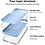 Ntech Hoesje geschikt voor iPhone 16e Hoesje siliconen Licht Blauw zacht siliconen hoesje TPU - met Screenprotector iPhone 16e Gehard Glas - 2 stuks