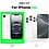 Ntech Hoesje geschikt voor iPhone 16e Hoesje siliconen Mint Groen zacht siliconen hoesje TPU - met Screenprotector iPhone 16e Gehard Glas - 2 stuks
