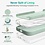 Ntech Hoesje geschikt voor iPhone 16e Hoesje siliconen Mint Groen zacht siliconen hoesje TPU - met Screenprotector iPhone 16e Gehard Glas - 2 stuks