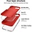 Ntech Hoesje geschikt voor iPhone 16e Hoesje siliconen Rood zacht siliconen hoesje TPU - met Screenprotector iPhone 16e Gehard Glas - 2 stuks
