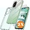Ntech Hoesje Geschikt voor Xiaomi Redmi A5 4G / Poco C71 4G transparant hoesje Anti Shock silicone hoesje met 2 Pack Screenprotector tempered glass