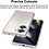 Ntech Hoesje Geschikt voor Xiaomi Redmi A5 4G / Poco C71 4G transparant hoesje Anti Shock silicone hoesje met 2 Pack Screenprotector tempered glass