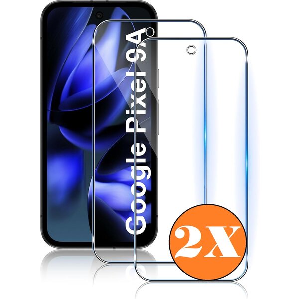 Ntech Screenprotector geschikt voor Google Pixel 9a - gehard Glas Tempered Glass - 2 Stuks