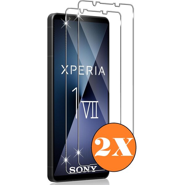 Ntech Screenprotector geschikt voor Sony Xperia 1 VII/1 VI 5G - gehard Glas Tempered Glass - 2 Stuks