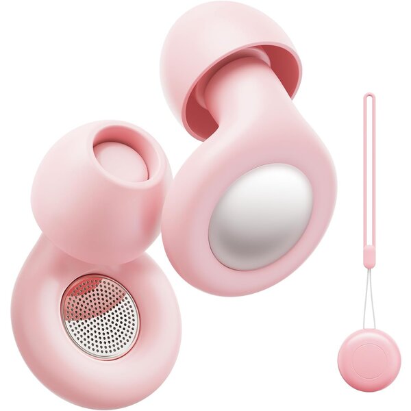 Ntech Slaapoordoppen - Oordoppen voor slaap en gehoorbescherming Roze - oordopjes voor slaap, diepe concentratie - Sleep Plugs - Slaapdoppen