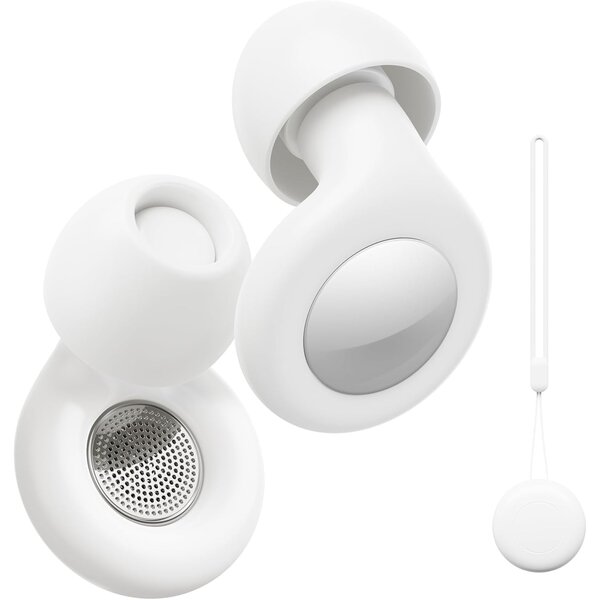 Ntech Slaapoordoppen - Oordoppen voor slaap en gehoorbescherming Wit - oordopjes voor slaap, diepe concentratie - Sleep Plugs - Slaapdoppen