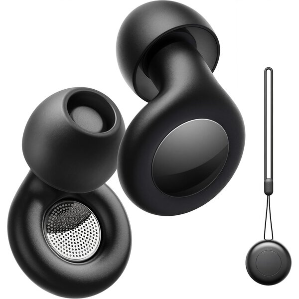 Ntech Slaapoordoppen - Oordoppen voor slaap en gehoorbescherming Zwart - oordopjes voor slaap, diepe concentratie - Sleep Plugs - Slaapdoppen