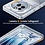 Ntech Hoesje Geschikt voor Nothing Phone 3a Pro transparant hoesje Anti Shock silicone hoesje met 2 Pack Screenprotector tempered glass
