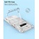Ntech Hoesje Geschikt voor Nothing Phone 3a transparant hoesje Anti Shock silicone hoesje met 2 Pack Screenprotector tempered glass