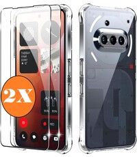 Ntech Hoesje Geschikt voor Nothing Phone 3a transparant hoesje