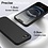 Ntech Hoesje geschikt voor iPhone 16e hoesje Siliconen cover Zwart Silicone hoesje backcover