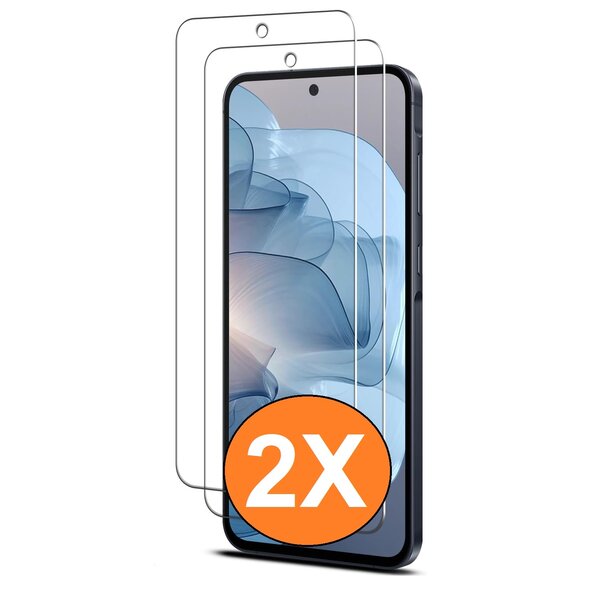 Ntech Screenprotector geschikt voor Samsung Galaxy M56 / A56 - gehard Glas Tempered Glass - 2 Stuks