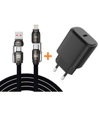 Ntech USB C Adapter - Snellader 25w- USB C Oplader