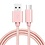 Ntech USB C kabel Roze geschikt voor Samsung Galaxy S10, S20, S21, S22 Plus, S22 Ultra, S23, S23 ultra, S24, S24 Ultra, S25, S25 Ultra, A56, A55, A36, A16, A17, A35, A26, A25, iPhone 15, 15 pro, 16, 16 Pro - Samsung Oplaadkabel - usb c naar usb A kabel