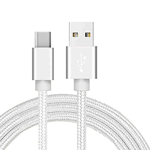 Ntech USB C kabel Grijs geschikt voor Samsung Galaxy S10, S20, S21, S22 Plus, S22 Ultra, S23, S23 ultra, S24, S24 Ultra, S25, S25 Ultra, A56, A55, A36, A16, A17, A35, A26, A25, iPhone 15, 15 pro, 16, 16 Pro - Samsung Oplaadkabel - usb c naar usb A kabel