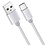 Ntech USB C kabel Grijs geschikt voor Samsung Galaxy S10, S20, S21, S22 Plus, S22 Ultra, S23, S23 ultra, S24, S24 Ultra, S25, S25 Ultra, A56, A55, A36, A16, A17, A35, A26, A25, iPhone 15, 15 pro, 16, 16 Pro - Samsung Oplaadkabel - usb c naar usb A kabel