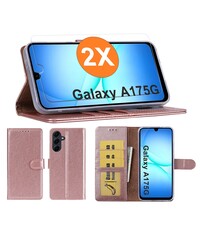 Ntech Hoesje geschikt voor Samsung Galaxy A17 5G hoesje Rose Goud