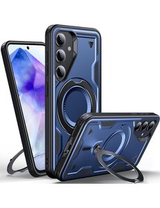 Ntech Hoesje Geschikt voor Samsung Galaxy A17 -  Blauw