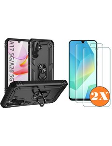 Ntech Hoesje Geschikt voor Samsung Galaxy A17 5G / A26 5G Hoesje Zwar