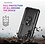 Ntech Hoesje Geschikt voor Samsung Galaxy A17 5G / A26 5G Hoesje Zwart Anti-Shock Hybrid Armor hoesje Met Draaibare Ring Houder - Samsung A17 Screenprotector 2 pack