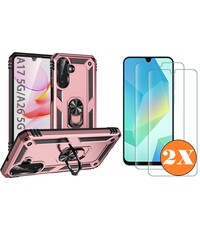 Ntech Hoesje Geschikt voor Samsung Galaxy A17 5G / A26 5G Hoesje Rose Goud