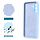 Ntech Hoesje geschikt voor Samsung Galaxy A17 5G Hoesje siliconen Licht Blauw zacht siliconen hoesje TPU - met Samsung A17 5G Screenprotector - 2 stuks